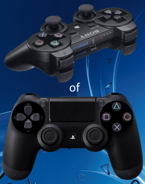 een PS3 of PS4 Controller&nbsp;