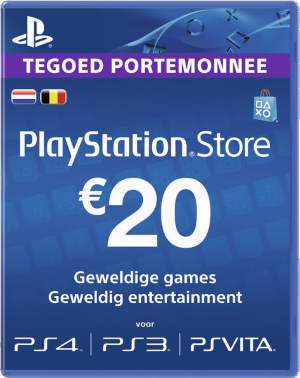 20 Euro PSN tegoed&nbsp;