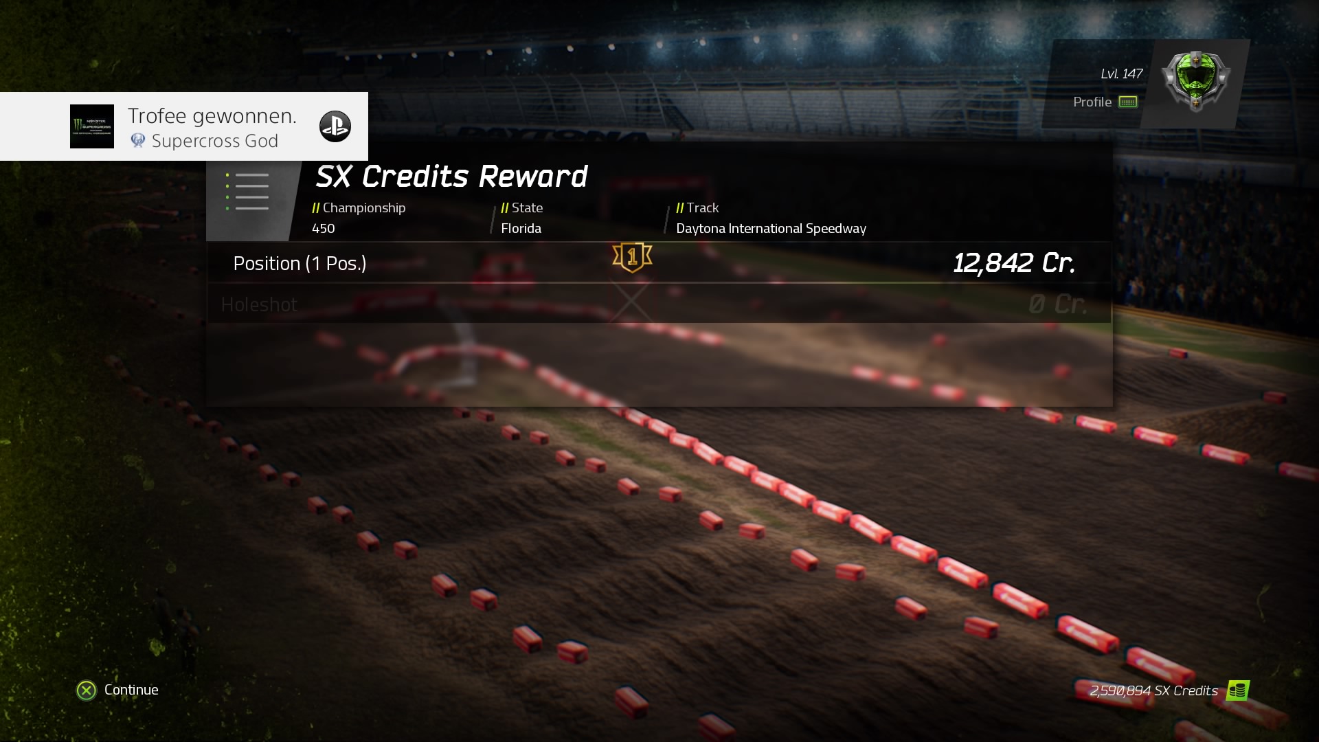 Monster Energy supercross platina