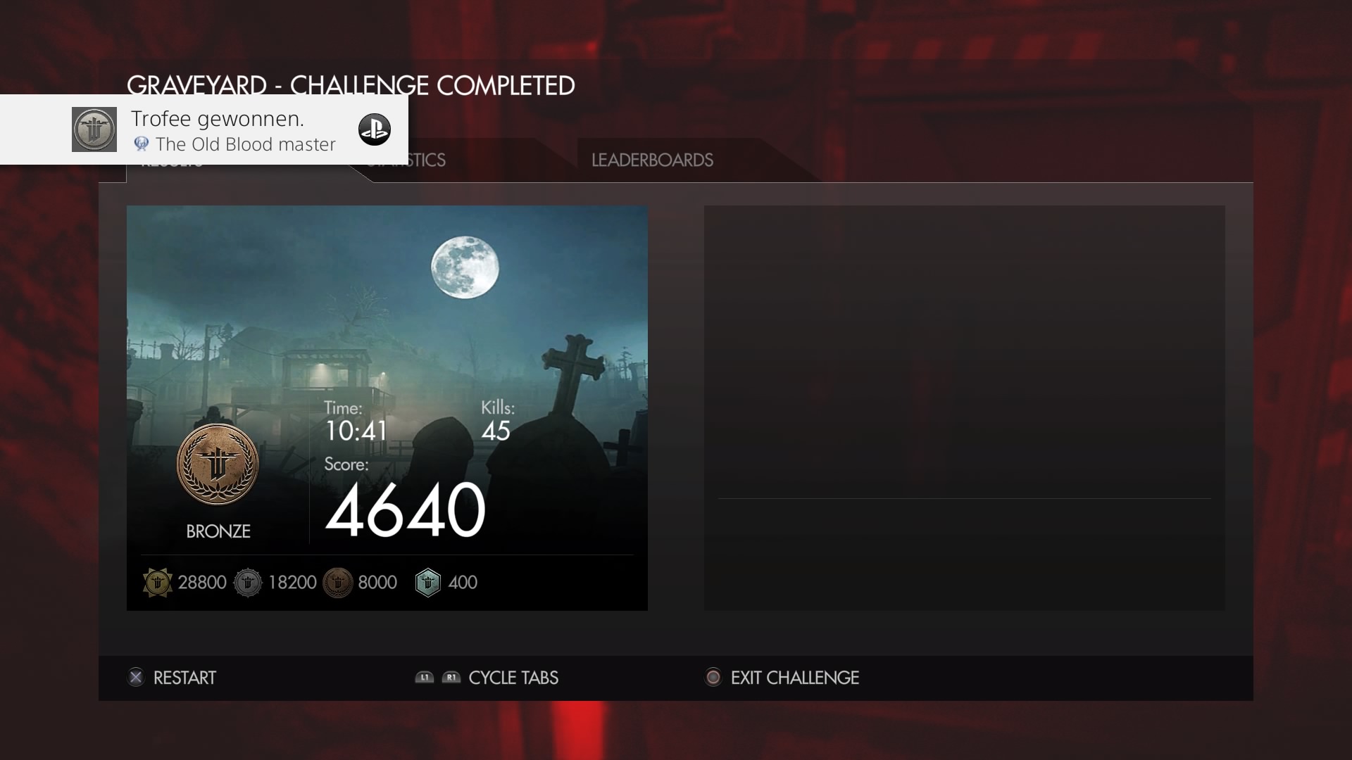 Wolfenstein old blood platina